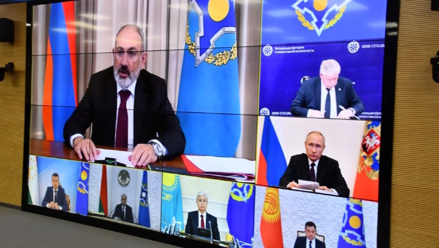Pashinyan States Armenia Will Not Intensify CSTO Activities